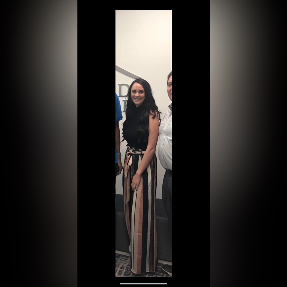 Multi-Color Dress Pants with Front Tie